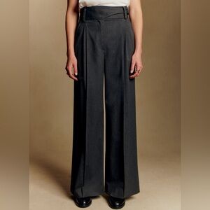 Sezane Aldo Trousers - Mottled Gray